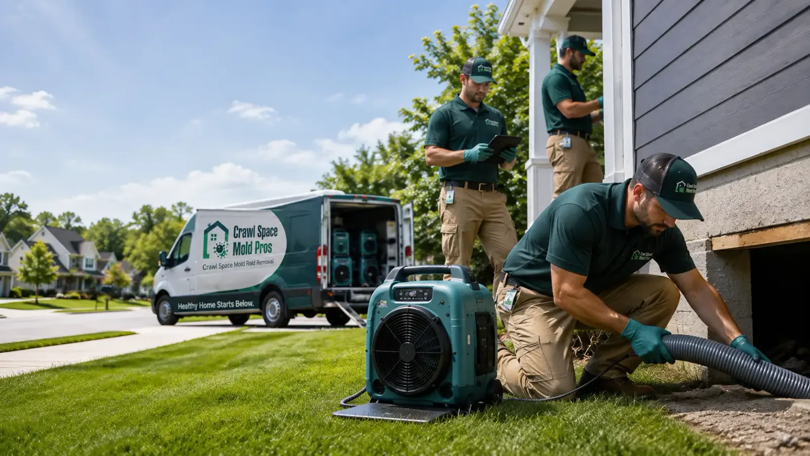 Crawl Space Mold Removal in Erie, MI